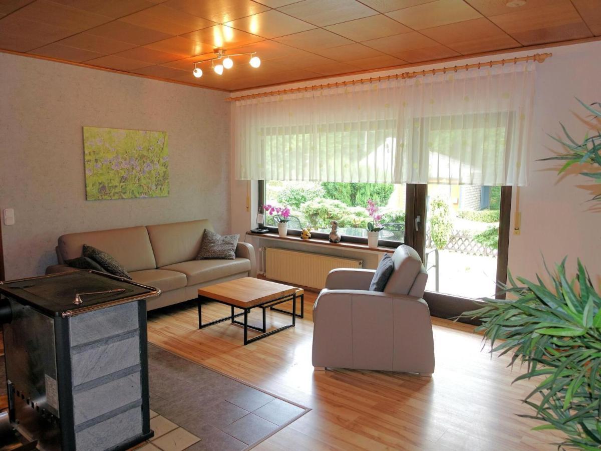 Idyllic Bungalow In Feusdorf With Forest View Bagian luar foto