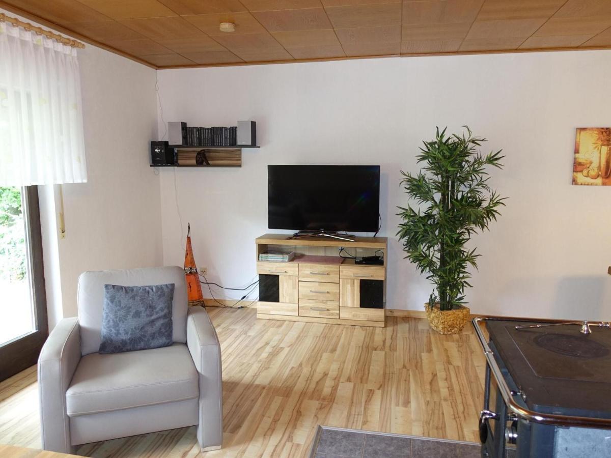 Idyllic Bungalow In Feusdorf With Forest View Bagian luar foto